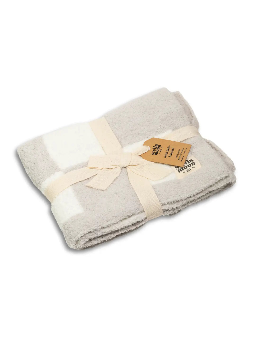 Luxe Checkered Mini Baby Blanket