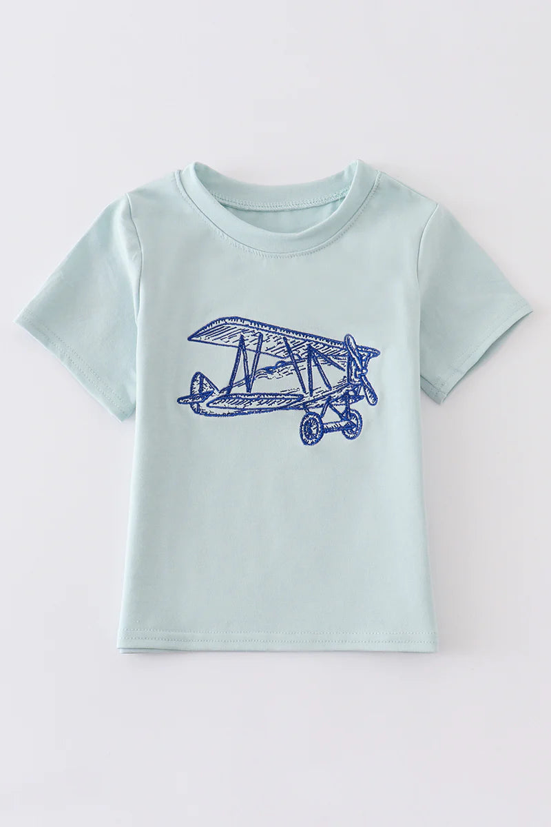 Embroidered Plane Shirt - That's So Darling
