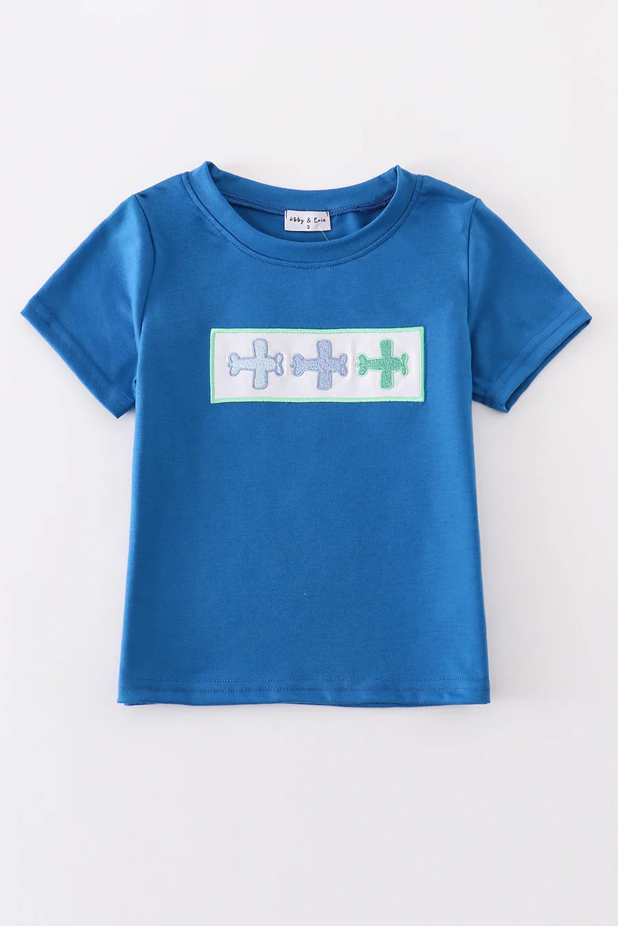 Airplane Embroidered Top