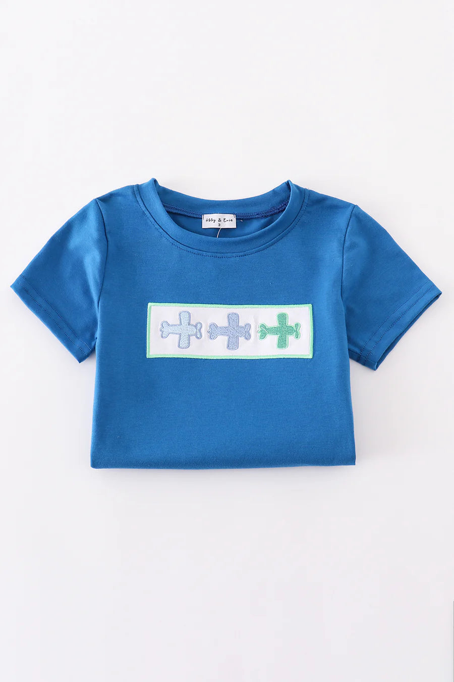 Airplane Embroidered Top
