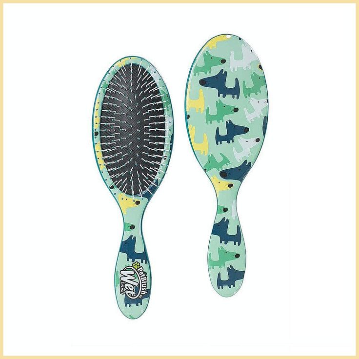 Dog Pattern Wet Brush Detangler