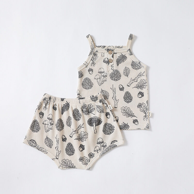 Waffle Knit Tank and Short Set - That's So Darling