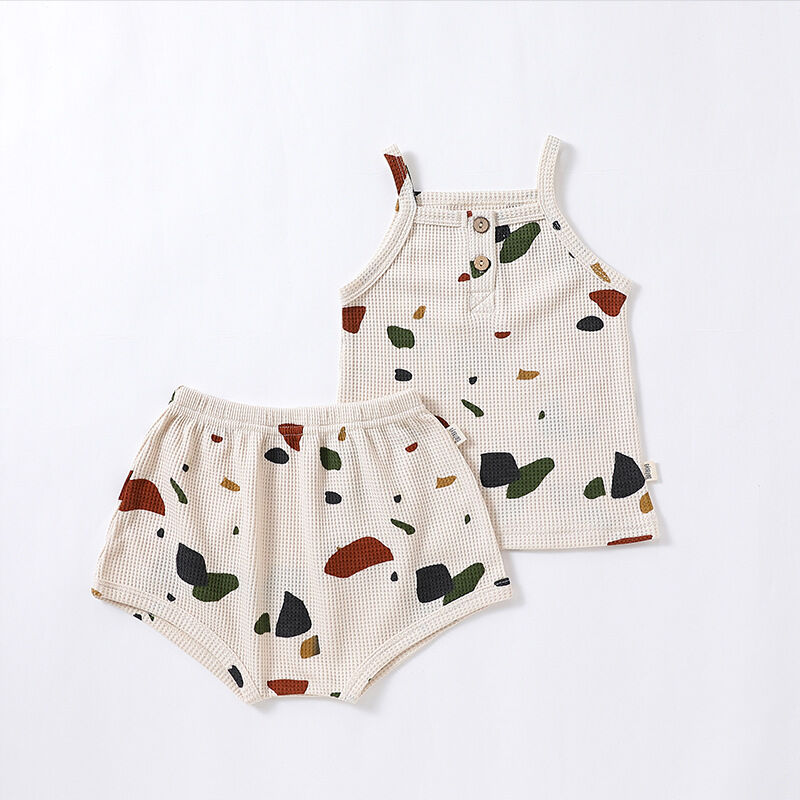 Waffle Knit Tank and Short Set - That's So Darling