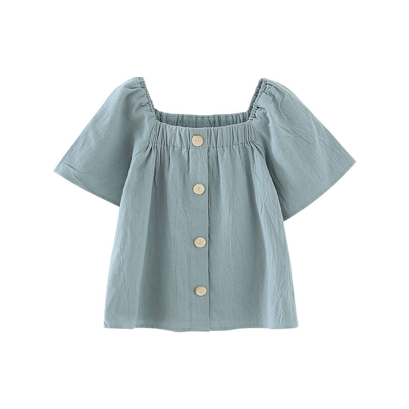 Square Cut Button Shirt