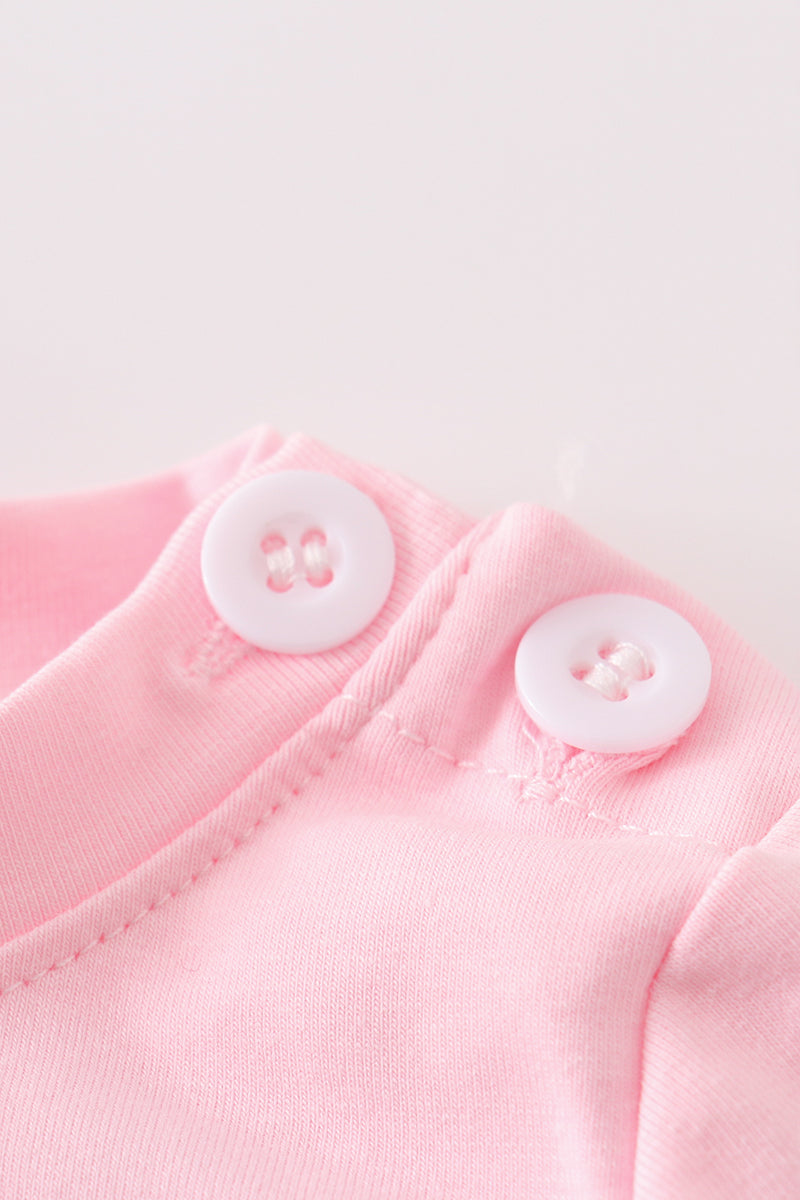 Purple and Pink Smile Gingham Girls Set