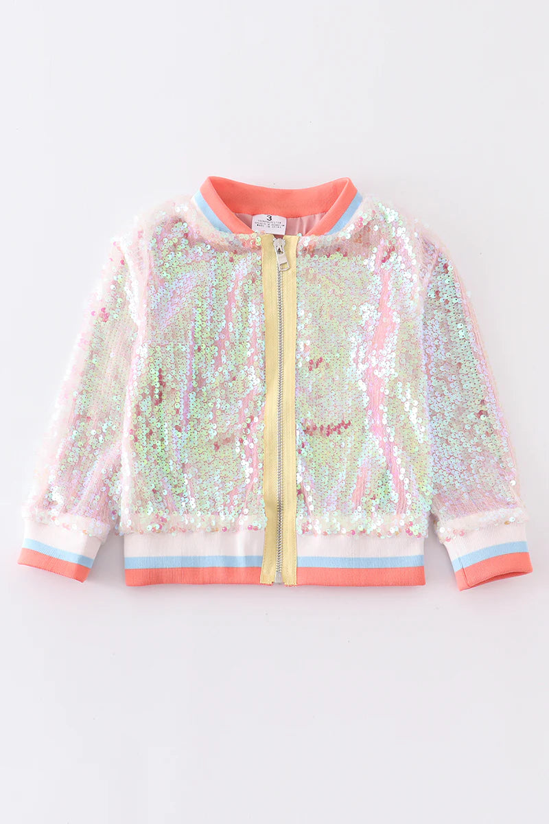 Sequin Bomber Jacket - That's So Darling