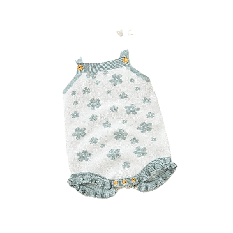 Flower Knitted Jumpsuit