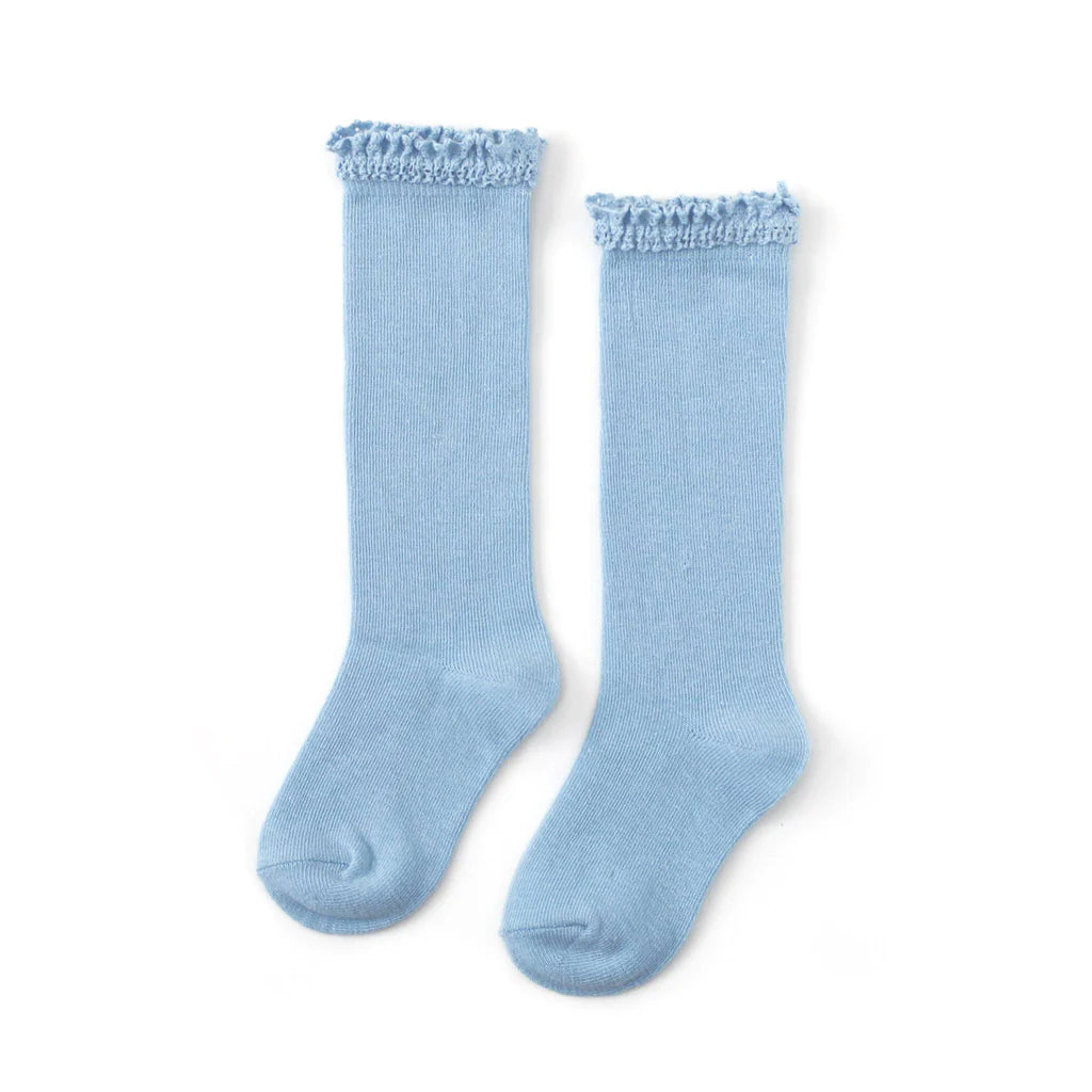 Little Stocking Co. Lace Top Knee High Socks