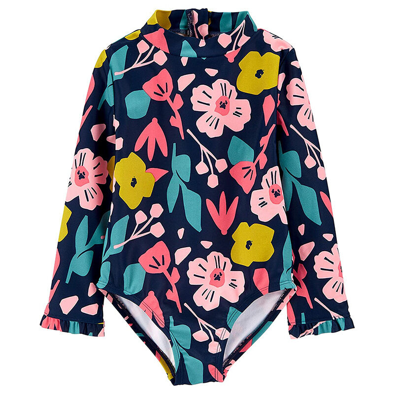 Flower One-Piece Swimsuit - That's So Darling