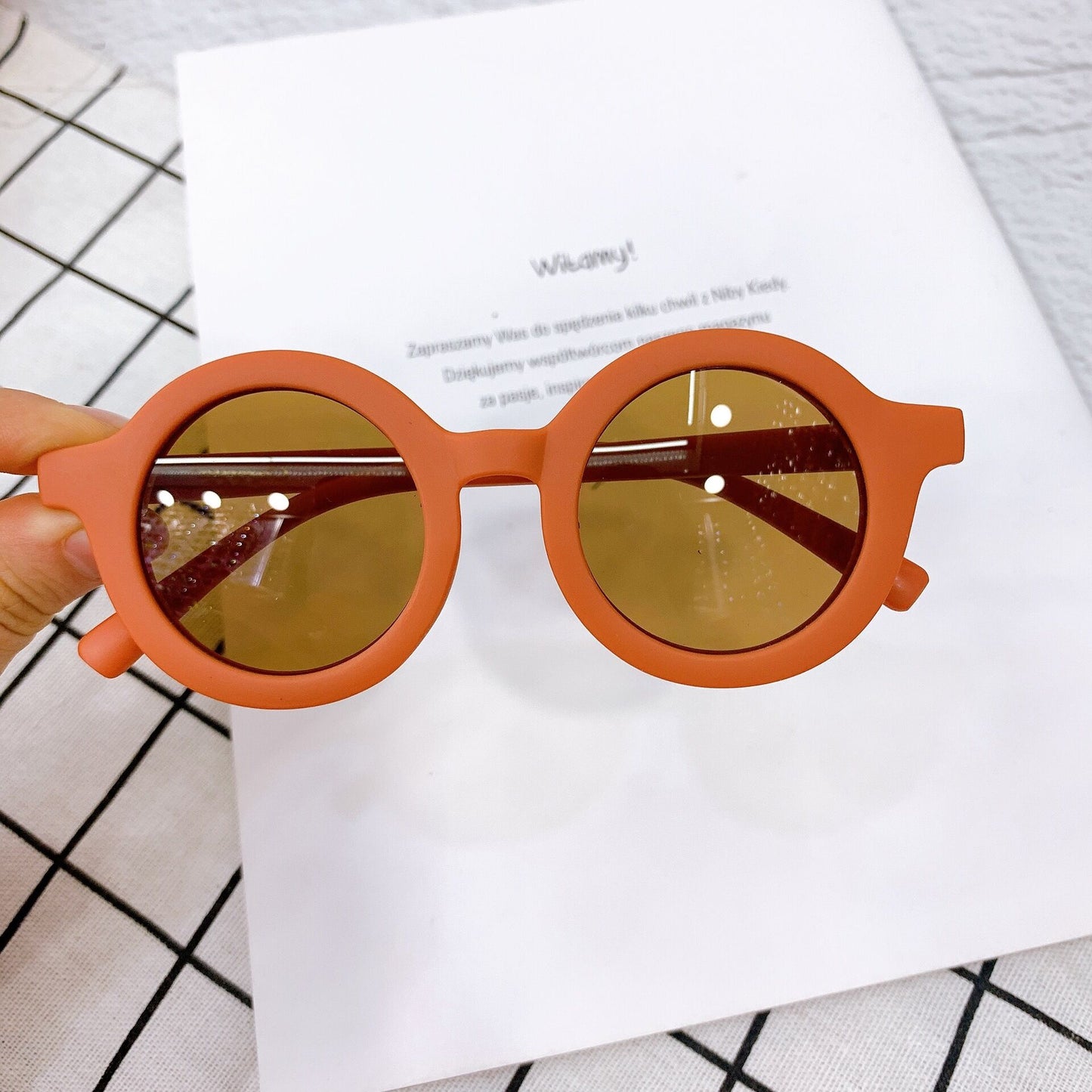 Colorblock Statement Round-Framed Sunglasses