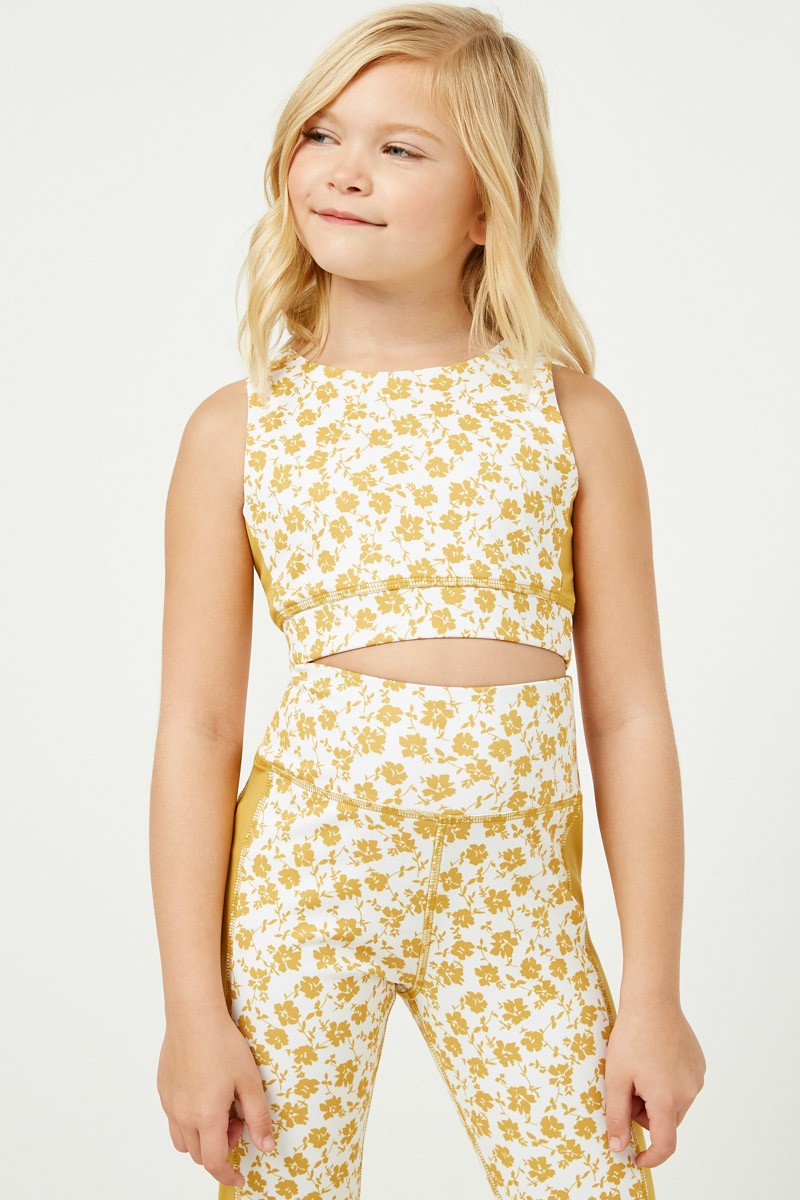 Floral Print Active Sports Bra