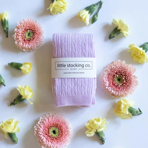 Little Stocking Cable Knit Tights - That's So Darling