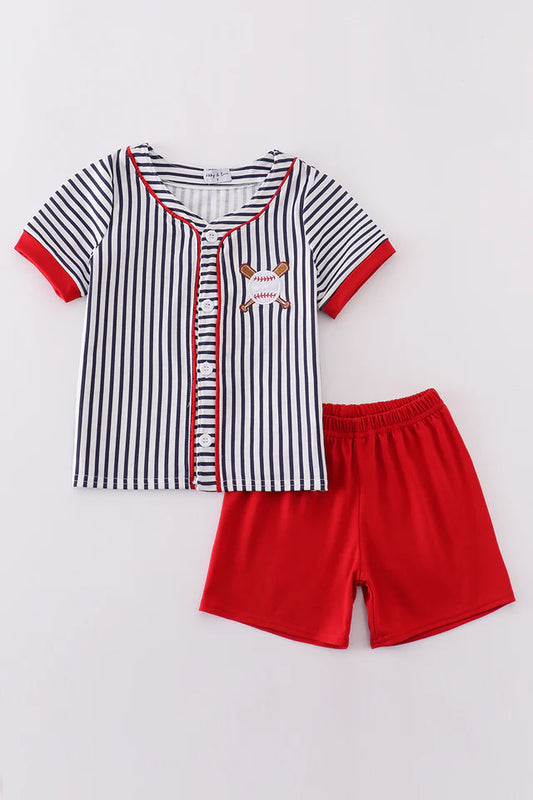 Striped Baseball Set