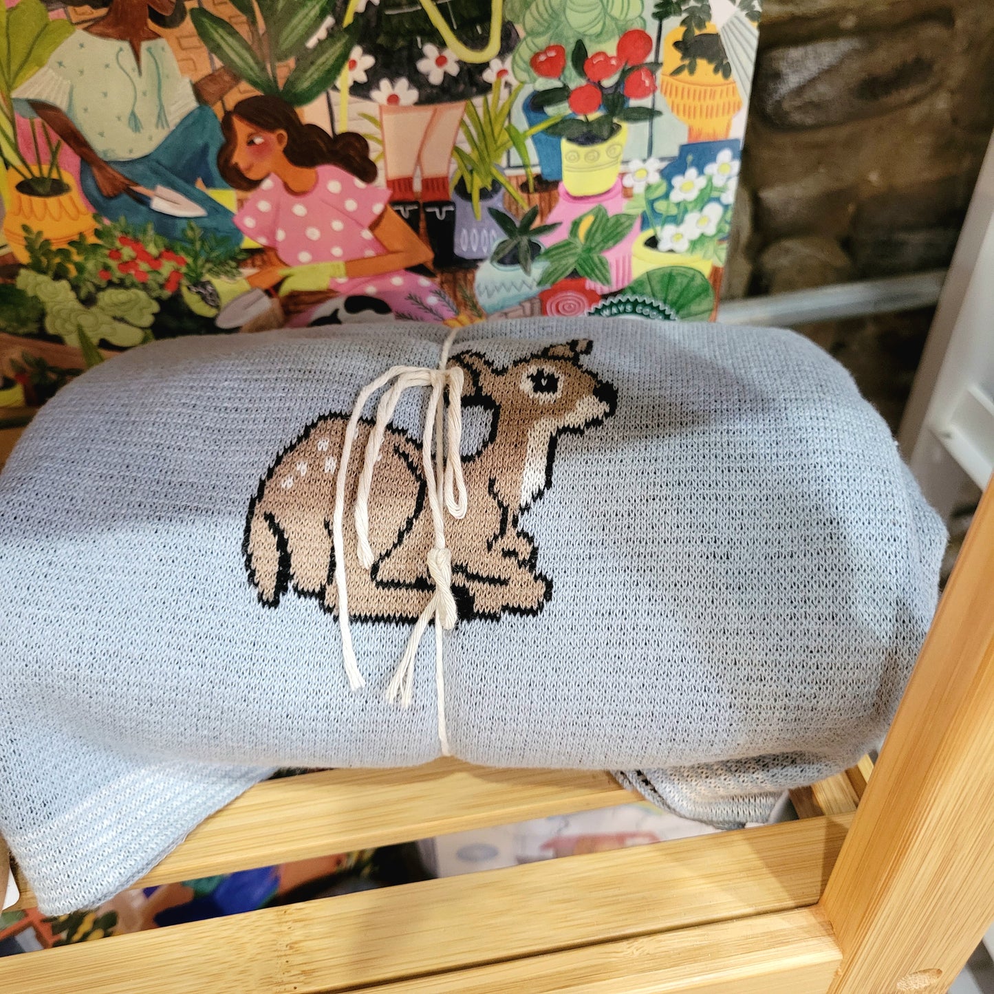 Knit Printed Baby Blanket - That's So Darling