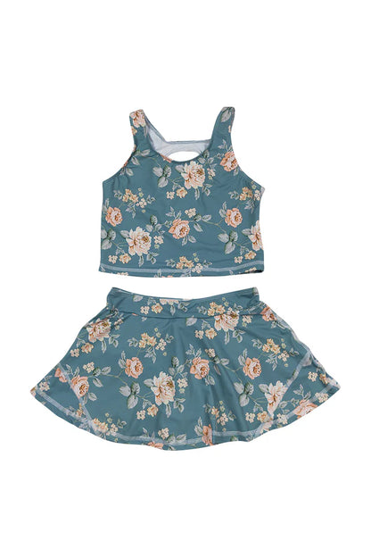 Floral Print 2pc Swimsuit