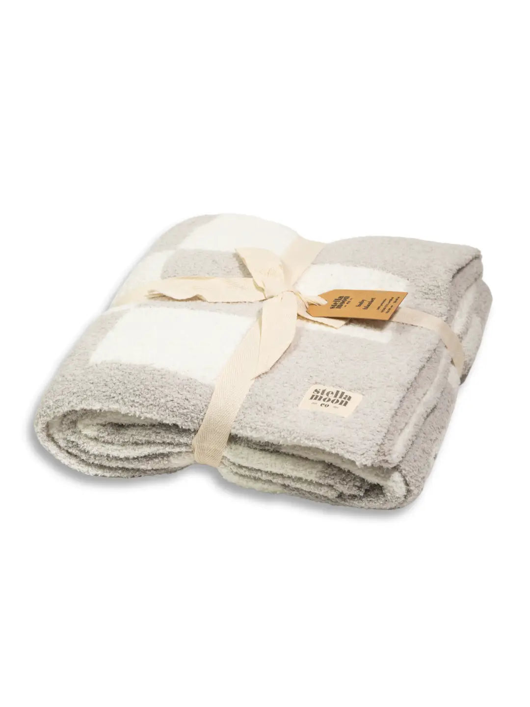 Luxe Checkered Baby Blanket