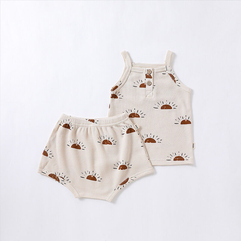 Waffle Knit Tank and Short Set - That's So Darling