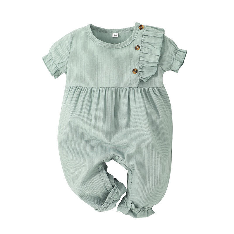 Ruffle Trim Jumpsuit - That's So Darling