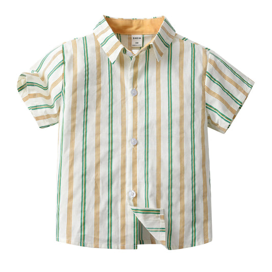 Vertical Striped Button Up - That's So Darling