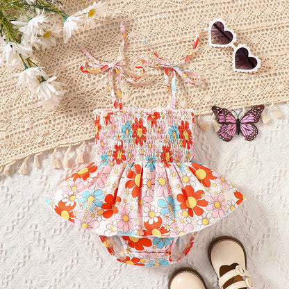 Floral Skirted Onesie - That's So Darling