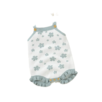 Flower Knitted Jumpsuit