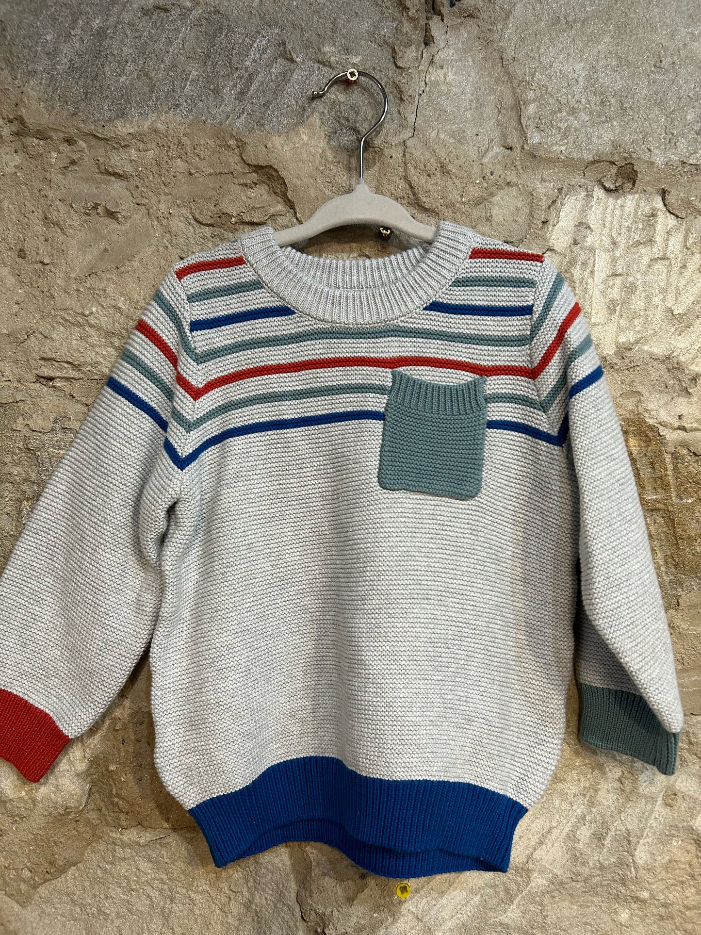 Grey Knit Sweater