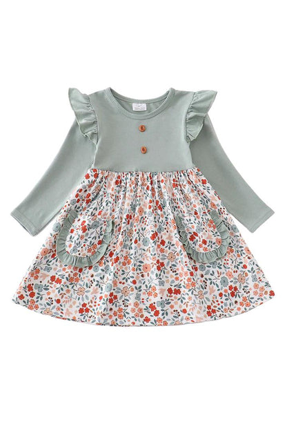 Floral Ruffle Dress