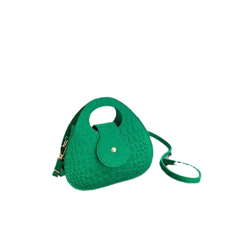 Felt Alligator Purse