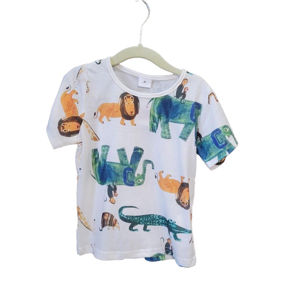 Zoo Animal White Tee
